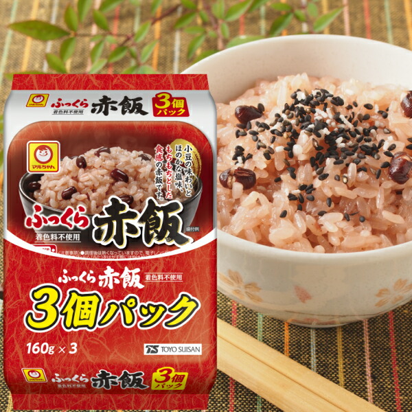 【SALE／59%OFF】 マルちゃん 最新号掲載アイテム ふっくら赤飯 3食×8個
