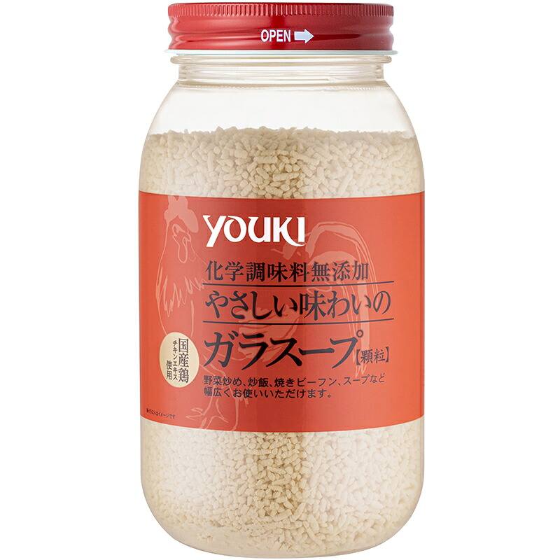 ユウキ食品 やさしい味わいのガラスープ400g 12本｜くまの中谷商店