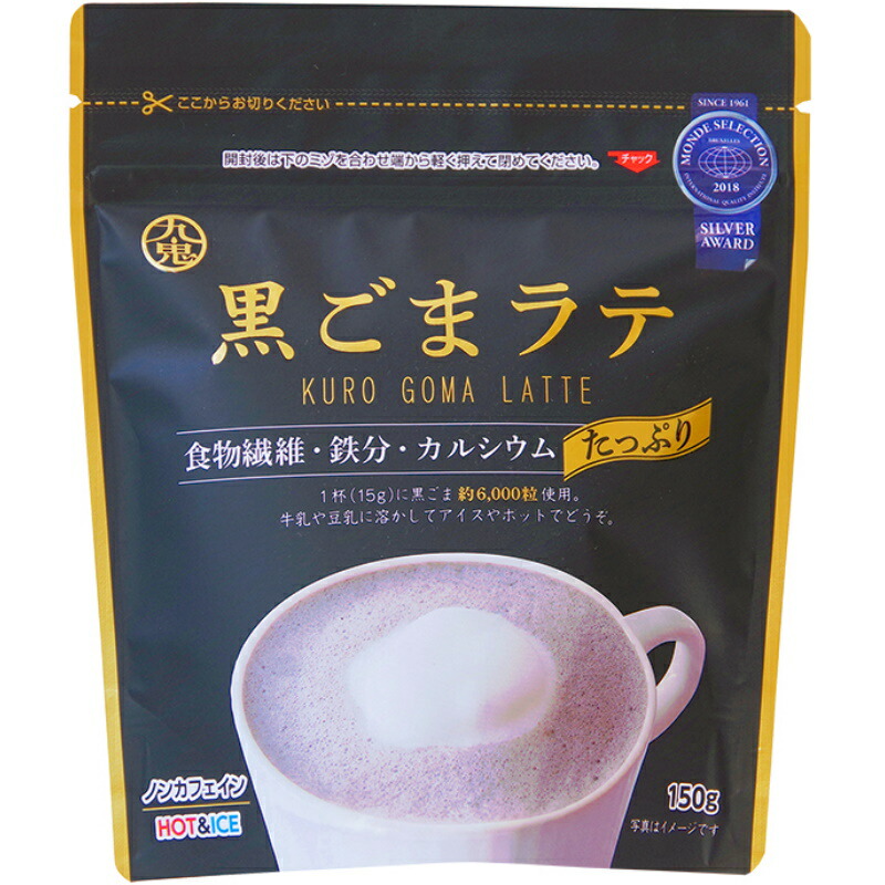九鬼 黒いことごまラテ 150g 24個 Zhtk 楽しむデッドライン成形月日ぐっと365日間 Ficap Fr