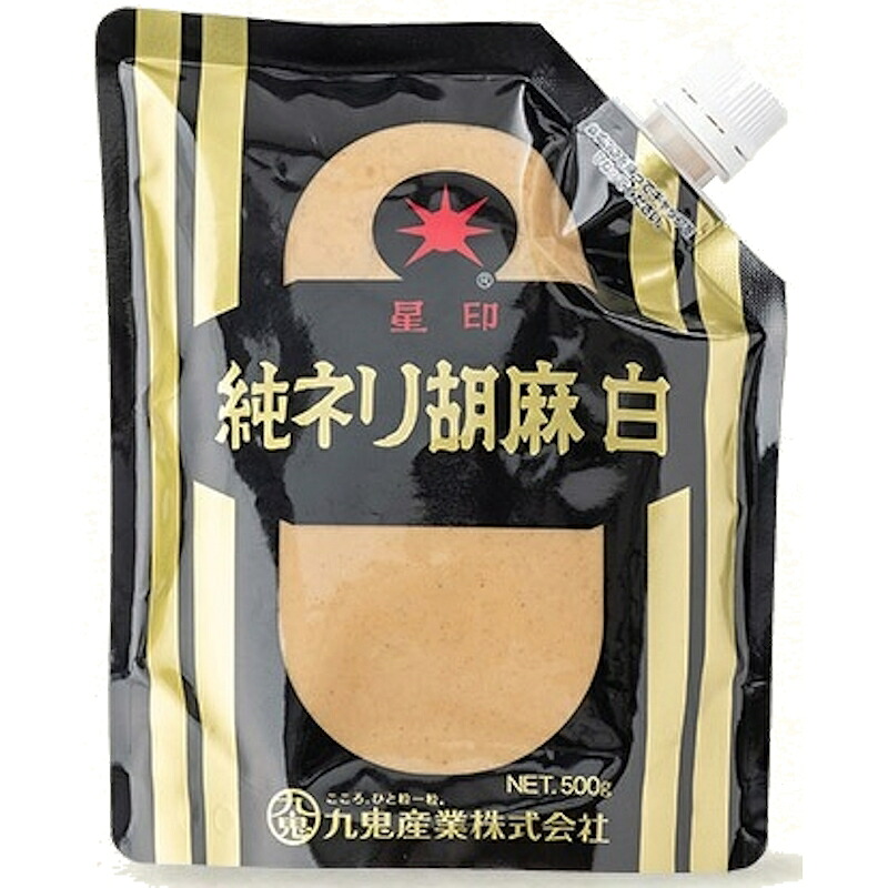 【業務用】 【九鬼産業】 星印 純ネリ胡麻 ＜白＞ 500g×12個