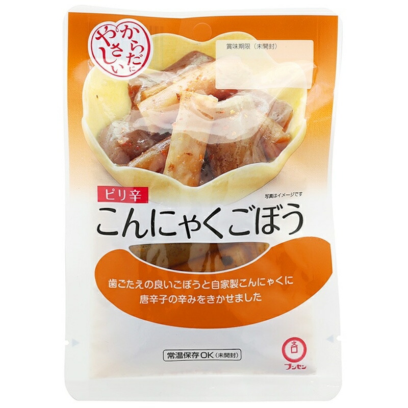 【ブンセン】 \からだにやさしい小袋無添加シリーズ/ こんにゃくごぼう 80g×100個(10個×10箱)