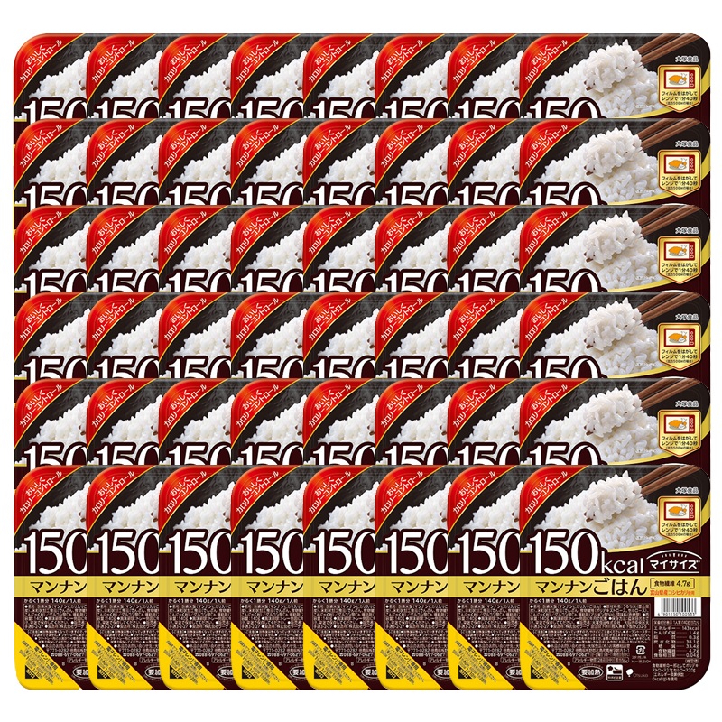 【大塚食品】<BR>MY SiZE マイサイズ マンナンごはん 140g×48個