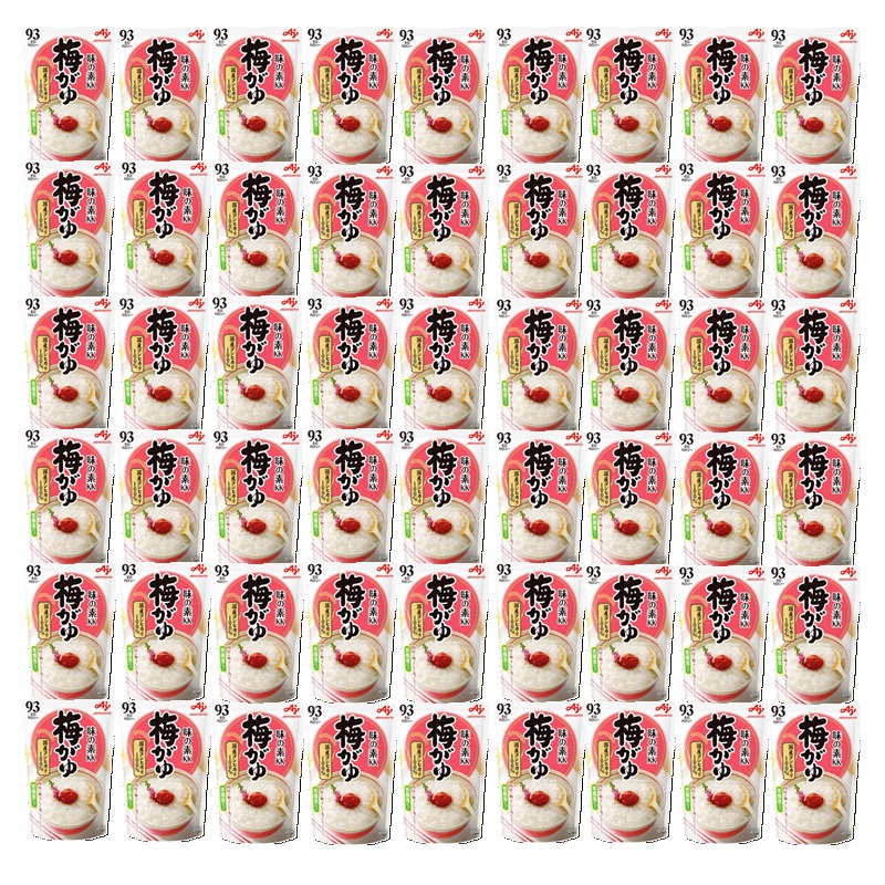 【味の素】 梅がゆ 250g×54個(9個×6箱)非常食にも【同梱不可】