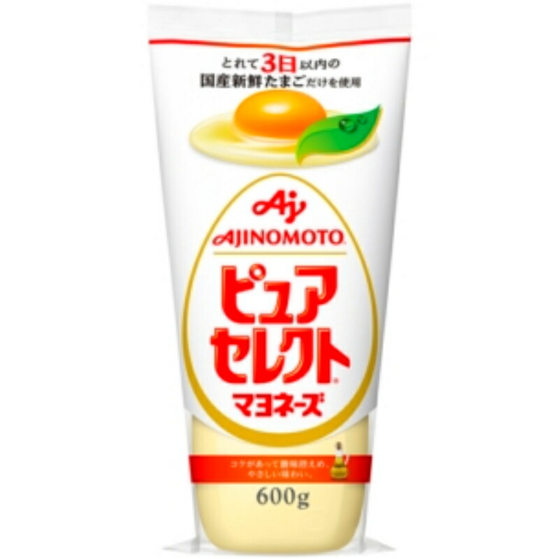 味の素 ピュアセレクトマヨネーズ 600g 15個