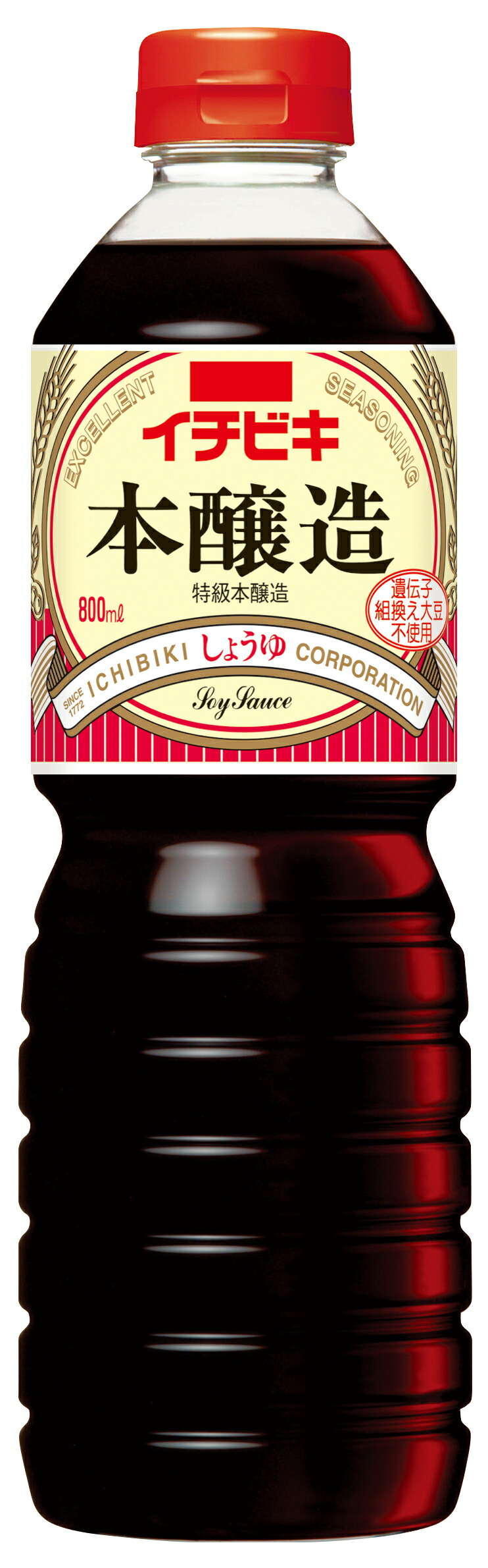 楽天市場】イチビキ 無添加国産しょうゆ 800ml×8個 : くまの中谷商店