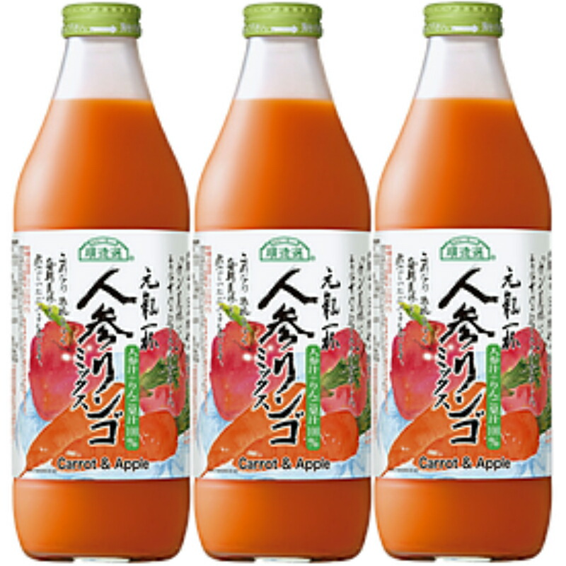 超人気の マルカイ 順造選 人参りんごミックスジュース 1l 12本 6本 2箱 Zthm くまの中谷商店 人気ブランドを Barguna Police Gov