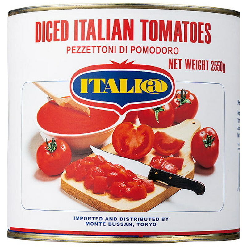 【モンテ物産】 ITALI@ イタリアット ダイストマト 2.55kg×6個