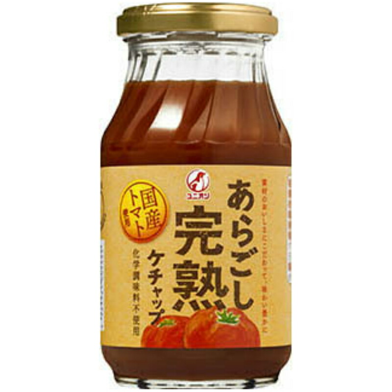 オタフク ユニＲあらごし完熟ケチャップ壜 300g×12本