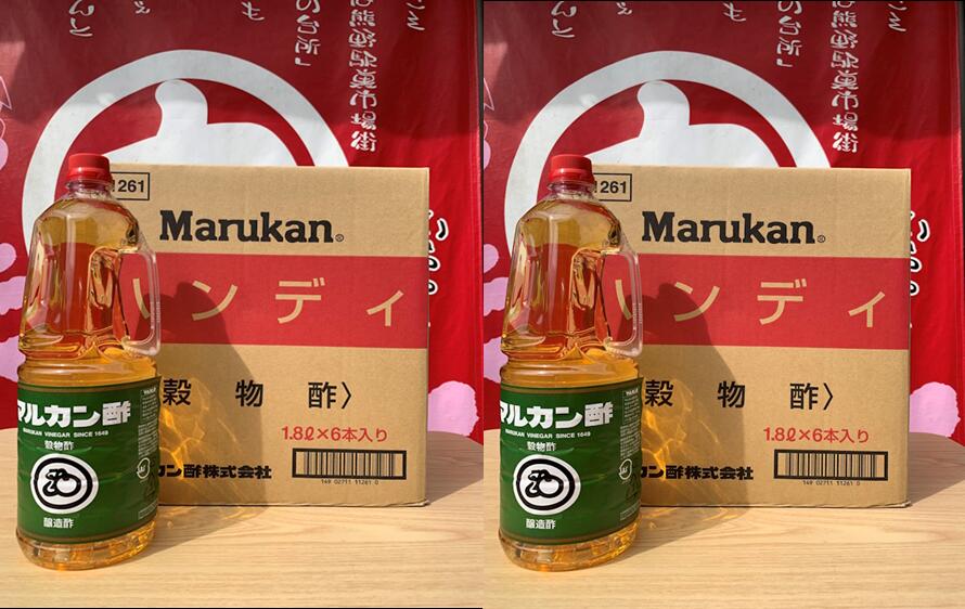 【業務用】マルカン酢 穀物酢 1.8LPET×12本