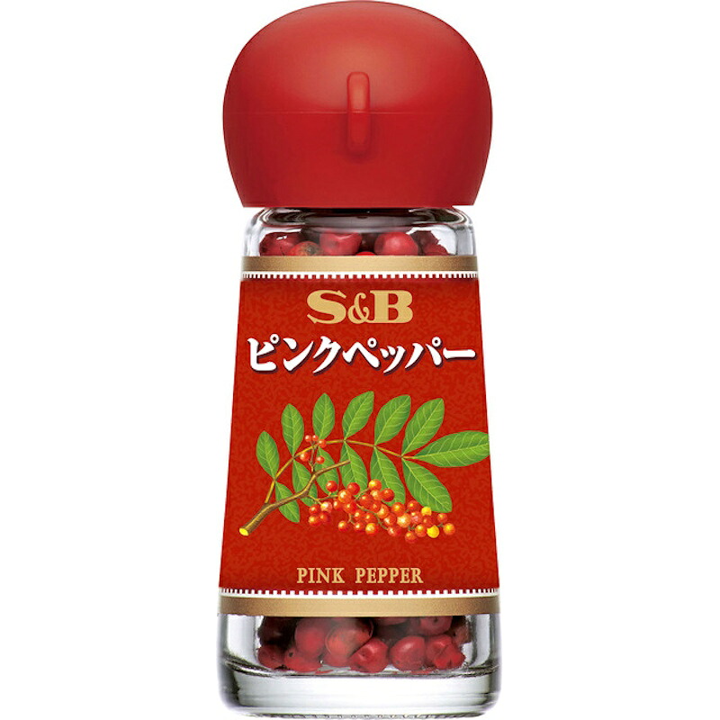 【S&B】エスビー食品ピンクペッパー PINK PEPPER 7g×30個|くまの中谷商店