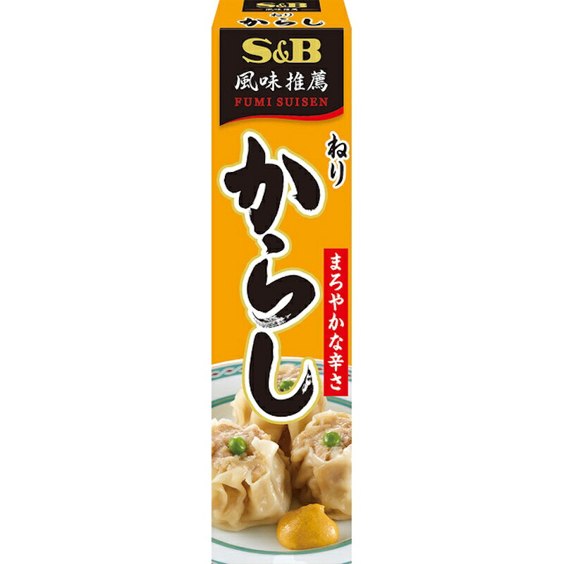 【S&B】エスビー食品 風味推薦 ＼まろやかな辛さ／ねりからし 43g×100個