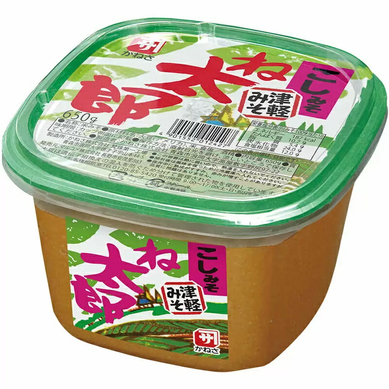 かねさ かねさ ね太郎糀つぶみそカップ ６５０ｇ（8個）(4901552012434 