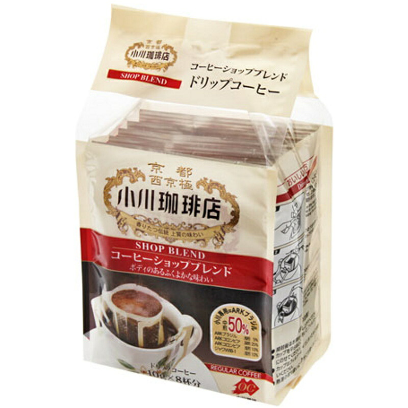 小川珈琲 コーヒーショップBドリップ 10g&times;7袋&times;36個｜くまの中谷商店