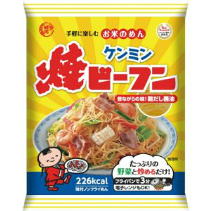 ケンミン 即席焼ビーフン 65g&times;90袋｜くまの中谷商店