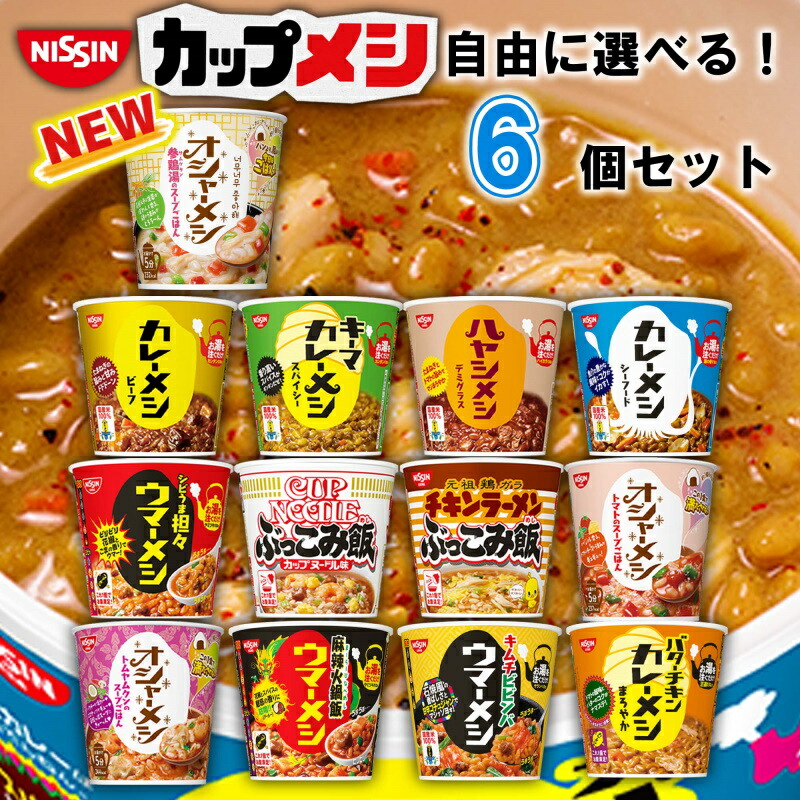 ごはん 日清 カレーメシ ハヤシメシ ぶっこみ飯 6食入 選べる2ケース 12個 『1年保証』