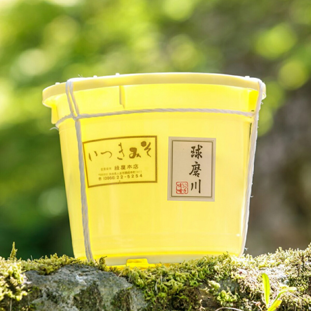 【緑屋本店 球磨川 米麦合わせみそ 5ｋｇ】 5キロ樽入り　化粧箱付き 一騎味噌 一騎印 人吉 球磨