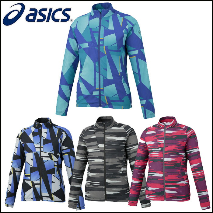 【楽天市場】asics/アシックス トレーニング トップス [xxl317 W'Sランニングプリントウインドジャケット] ウィメンズ_女性