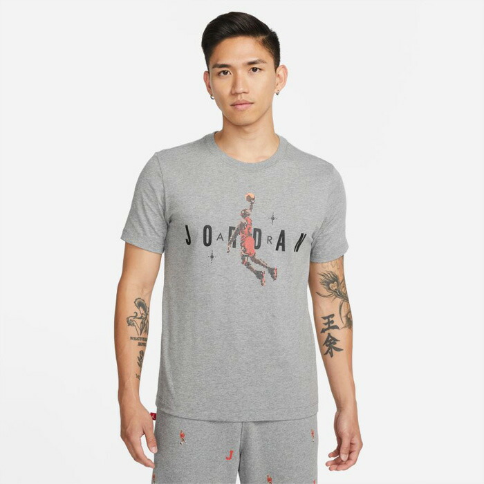 ジョーダン Tシャツ JORDAN BRAND W J SS GF HRTG TEE GEL J DAY OFF NOIR/GYM RED