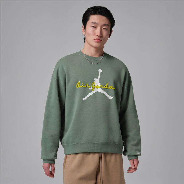 JORDAN/ジョーダン バスケットボール トップス [if1845-351 BRK AJ6 ﾌﾘｰｽ L/S クルー] ジョーダン_JORDAN_トレーナー_スウェット 【ネコポス不可】