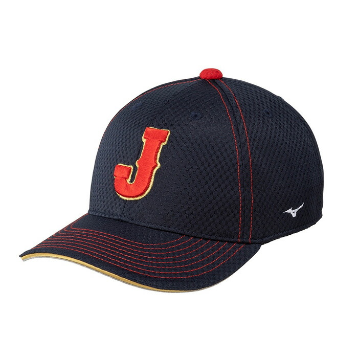 mizuno/ミズノ ベイスボール 佩び物 [12jrbj8414 レプリカキャップ【2026 WORLD BASEBALL CLASSIC TM】] かぶり笠_旗がしら【ネコポス有り得ない】