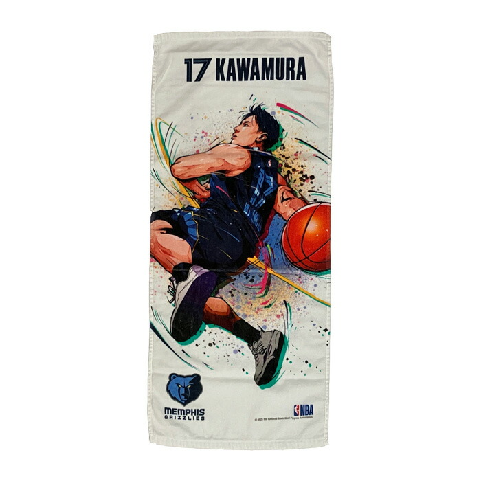 楽天市場】NBA メンフィス・グリズリーズ イラストフェイスタオル #17