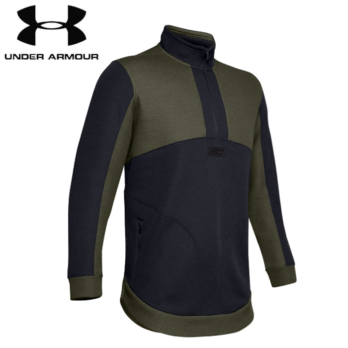 under_armour/アンダーアーマー 籠球 トップス [1342981-315 SC30ウォームアップジャケット] ハーフジップ 2019fw【ネコポス不可】