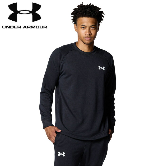 under_armour/アンダーアーマー バスケットボール トップス [1381376-001 UAゲームタイムスウェットロングスリーブクルー] スウェット_トレーナー_長袖 【ネコポス不可】