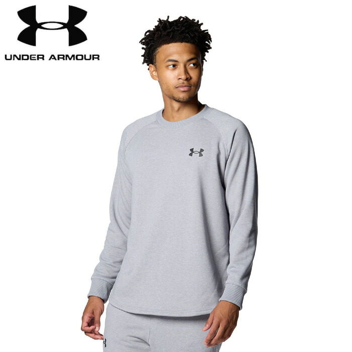 under_armour/アンダーアーマー バスケットボール トップス [1381376-035 UAゲームタイムスウェットロングスリーブクルー] スウェット_トレーナー_長袖 【ネコポス不可】