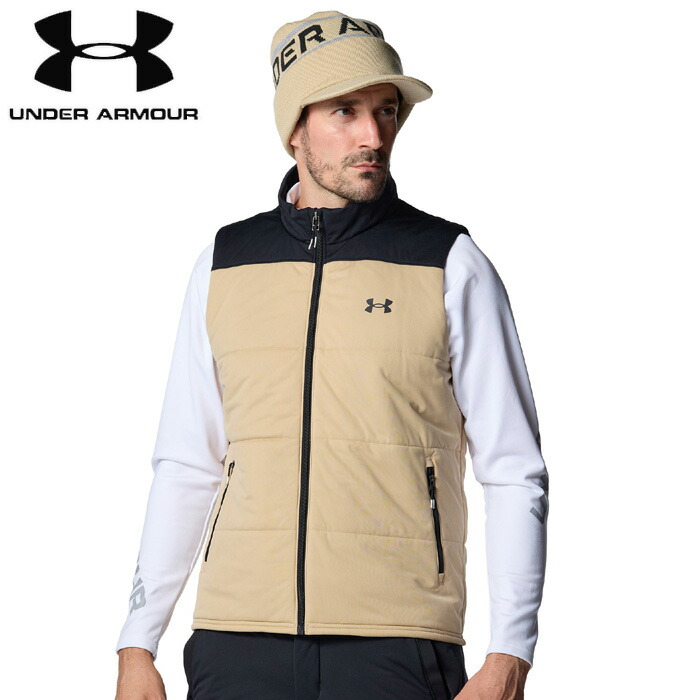 under_armour/アンダーアーマー ゴルフ トップス [6007925-234 UAドライブ プロ インサレーテッド フルジップ ベスト] ベスト_防寒 【ネコポス不可】｜クマガヤスポーツ・クマスポ