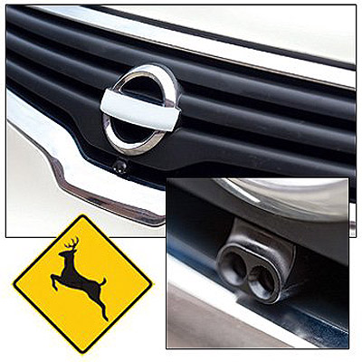 SAVE A DEER Whistle　鹿避け笛 鹿笛【定形外郵便のみ送料無料】時速56km以上の走行で超音波を発生　目立たないコンパクトタイプシカなどの野生動物との衝突防止、衝突事故のリスクを低減 鹿よけ説明書なし　簡単に取り付けるだけ画像
