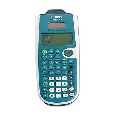 Texas Instruments TI-30XS MultiView Scientific Calculator ブルーグリーン【メール便のみ送料無料】 ソーラーバッテリー【訳あり:箱壊れ】 4行の科学計算用電卓 分数計算 計算ツール 電卓 並行輸入品 ※代引き・ニッセン後払いできません