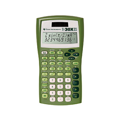 Texas Instruments TI-30X IIS ライムグリーン 工学 科学 関数電卓 2ライン ソーラーバッテリー関数電卓 計算ツール 電卓 10桁【定形外郵便のみ送料無料】 並行輸入品分数 小数変換 三角関数 対数 指数|くまたんの店 店