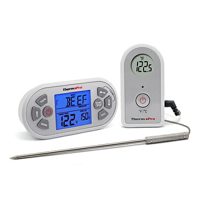 デジタル 気温計 TP-21 ThermoPro TP21 【定形外雁の使いのみ 貨物輸送無料 】英語ハウツー物気温活動の領域：0°C～250°C プローブ付き添い人 食べ物屋、オーヴン、BBQ、燻製造営無線電話周波数食料雑貨類気温計 ※独居室別売り※代引っ張ること・ニッセン後ばらいはできません。