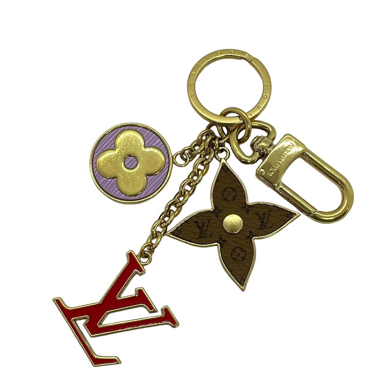 正規品★ルイヴィトン★LOUIS VUITTON★モノグラム&ロゴチャーム LOUIS VUITTON ルイヴィトン チャーム ドゥ モノグラム