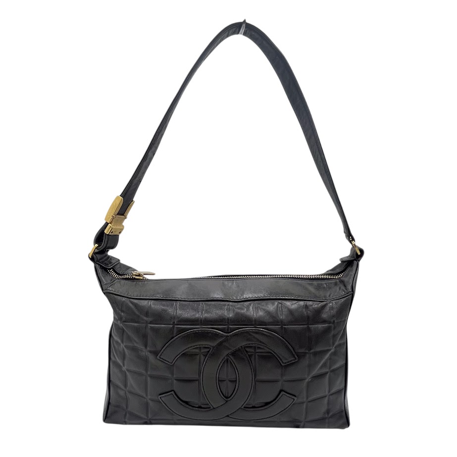 CHANEL:チョコバーバレッタ(ココマーク付き) CHANEL:チョコバーバレッタ(ココマーク付き) CHANEL:チョコバー