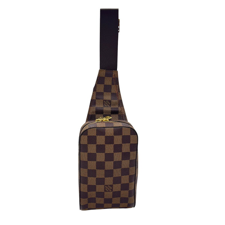 【百貨店SALE】ルイヴィトン(LOUIS VITTON) N51994 ダミエ ジェロニモス クロスボディバッグ 酉の方角御徒面子 酉の方角合切袋 ユニ一発やる (色つや：赤銅色) 【AB位置づける】【中古】