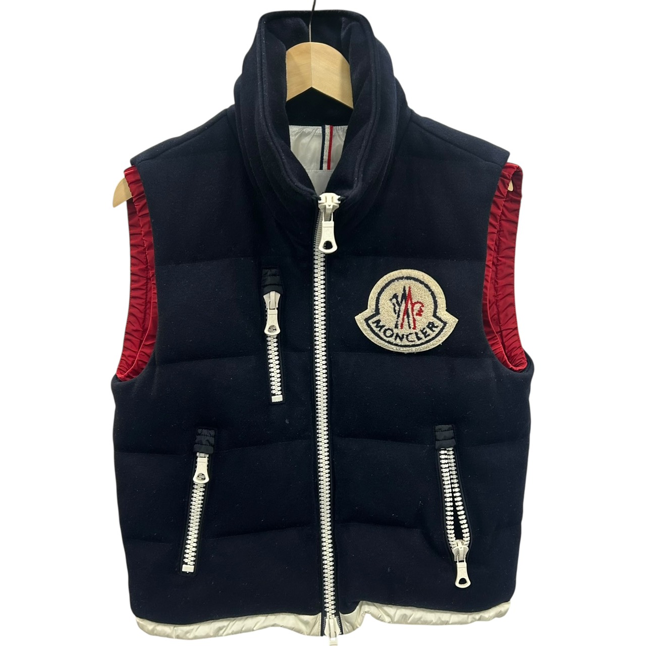 Moncler⭐ブラック キルティングダウンベスト MONCLER 黒 キルティングダウンベスト