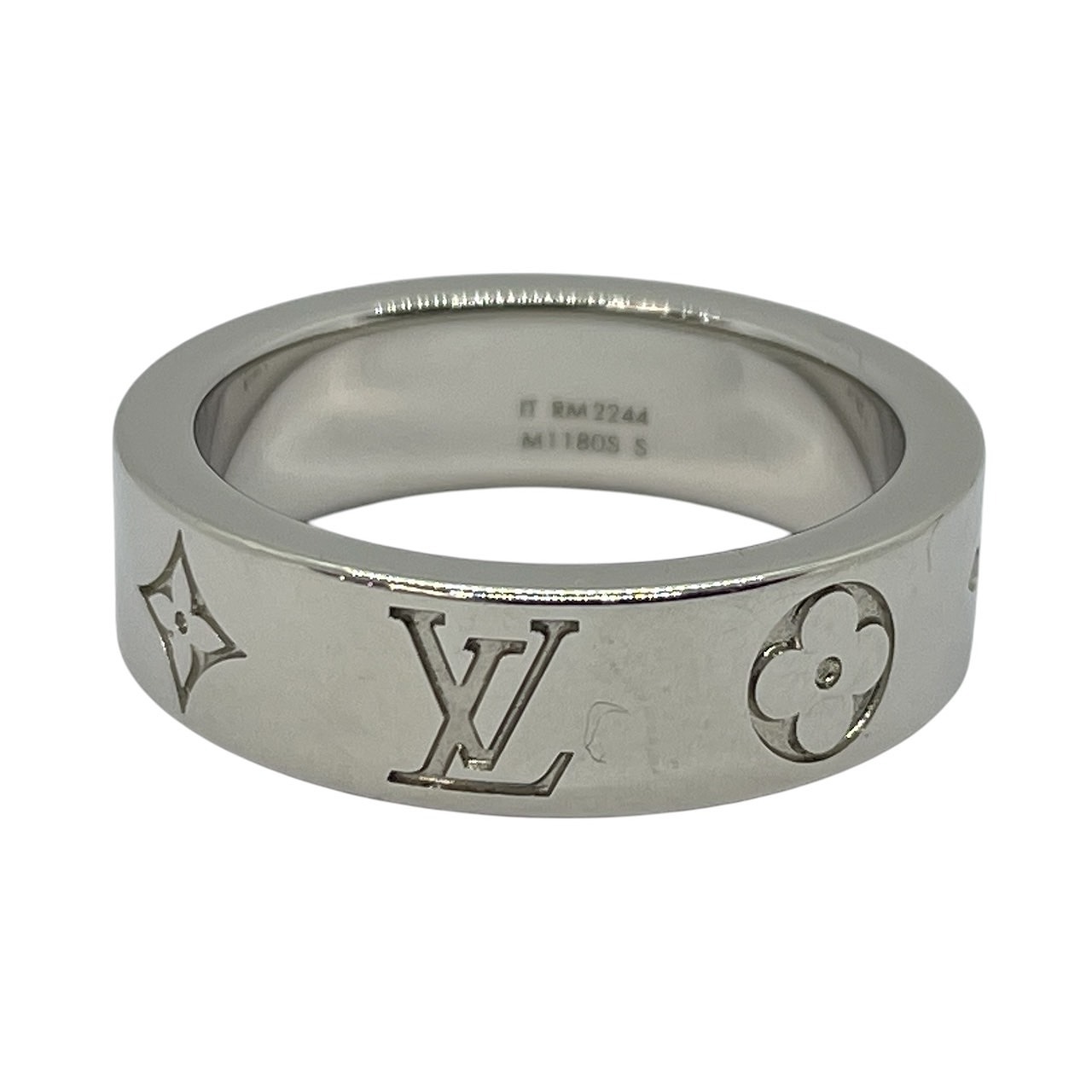 美品 正規品 ルイ ヴィトン　リング・LV モザイク キューバン LOUIS VUITTON リング・LV モザイク キューバン / M1532M M1532L