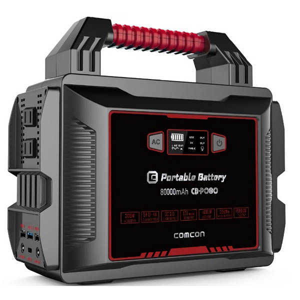 楽天市場】[TLB120-BL] マスプロ ポータブル電源 大容量444Whリチウム