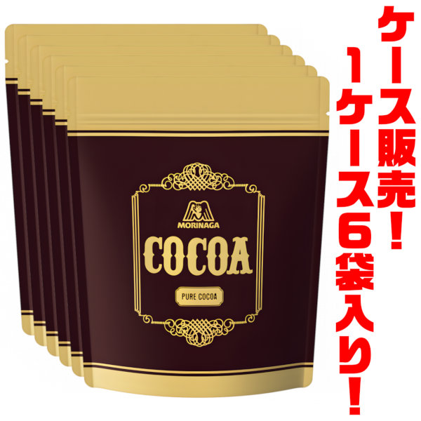 【送料無料!】 森永製菓 純ココア 110g×6袋入り ×6袋入り
