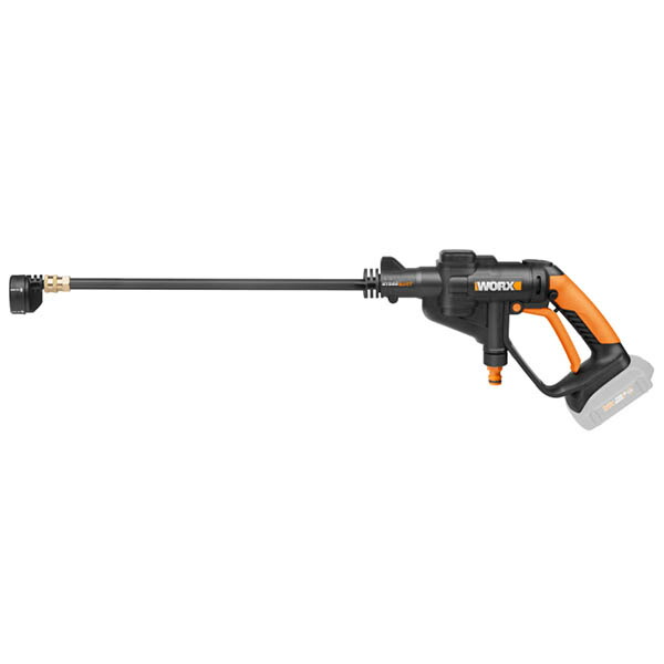 Worx 充電式 洗浄ガン本体 バッテリー・充電器セット WG629.3電源コード不要でケーブルレス、水さえあればどこでもOK。