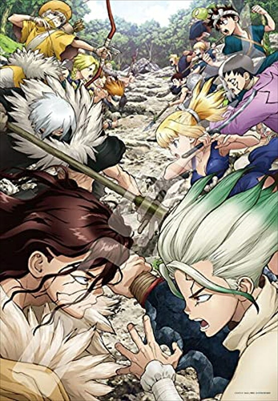 1000ピースジグソーパズル Dr.STONE STONE WARS いざ開戦 《廃番商品》 エンスカイ 1000T-181 (51×73.5cm)