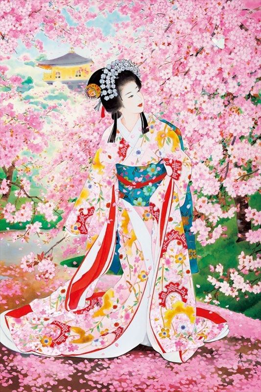 楽天市場】1000ピースジグソーパズル 百花の舞（春代） 《廃番