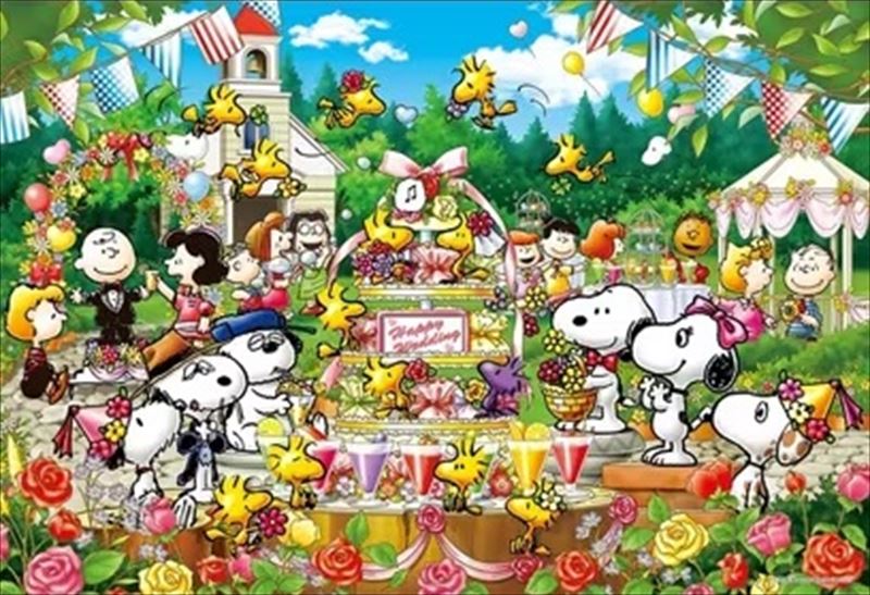 スヌーピー ジグソーパズル キャンディストアー1000ピース アポロ社 完成品 アポロ社 スヌーピー ジクソパズル 廃盤品 1000ピース 超レア