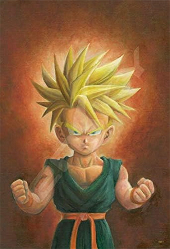 300ピースジグソーパズル ドラゴンボールZ 肖像画『トランクス(少年)』 《廃番商品》 エンスカイ 300-1513 (26×38cm)