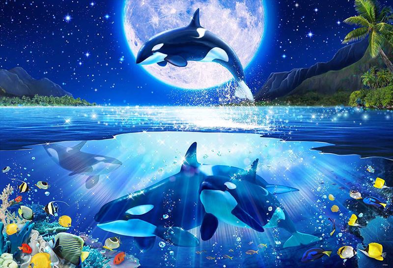 内袋未開封】 スーザンパトリシア ムーンリット ジグソーパズル 1000