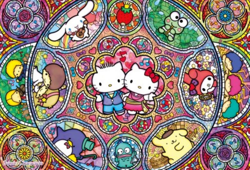 パズル サンリオ ステンドグラスミュージカル Amazon.co.jp: ビバリー(BEVERLY) 165ピース ジグソーパズル