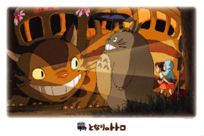 トトロ　ネコバス　ウォールポケット　タペストリー トトロ ネコバス ウォールポケット タペストリー