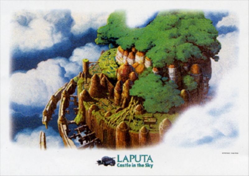 500ピースジグソーパズル 天空の城ラピュタ 天空の城 エンスカイ 500-252 (38×53cm)画像