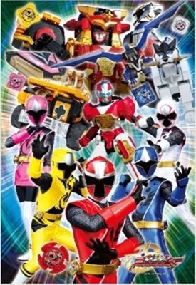 108ラージピースジグソーパズル 手裏剣戦隊ニンニンジャー 《廃番商品》 エンスカイ 108-L532 (26×38cm)画像